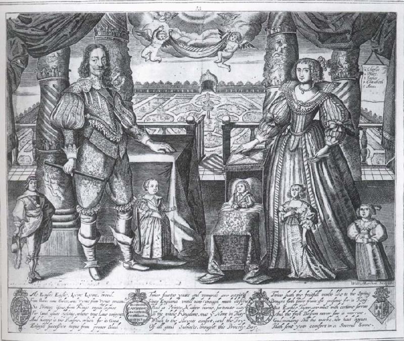  Charles i and Henrietta Maria and their children